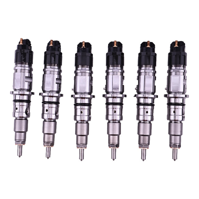 6 Piece Fuel Injector 4994928 Fits for Cummins Engine ISB6.7 Dodge Ram 3500 4500 5500 2011-2012