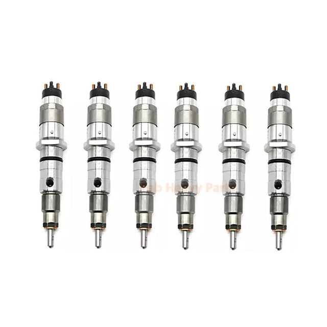 6 Piece Fuel Injector 0445120402 T417806S Angkop para sa Perkins Generator Set Cummins Engine QSB 5.9L