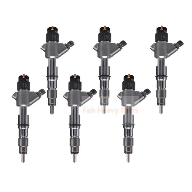 6 Piece Fuel Injector 13024966 0445120244 Fits for Weichai Engine WP6 6.2L 170KW