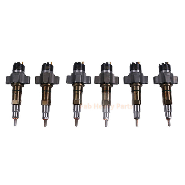 6 Piece Fuel Injector 2872127 4984332 4954927 Fits for Cummins Engine 6C8.3 QSL8.3 ISC8.9 ISL8.9