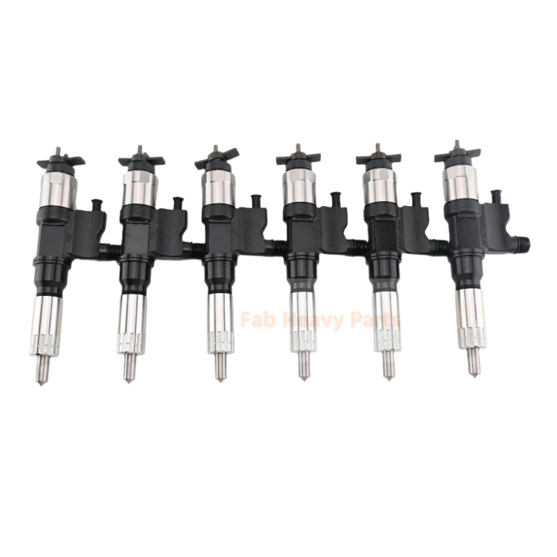 6 Piece Fuel Injector 8-97602803-4 AP53904 Fits for Isuzu Engine 6HK1 Truck FTR FVR FXR HTR HVR HXR T6500 T7500 T8500