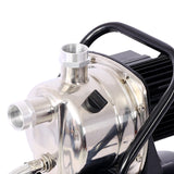 1.6HP Shallow Well Pump with Pressure Tank Garden Water Pump Irrigation Pump Automatic for Home Lawn Farm Stainless Steel Head