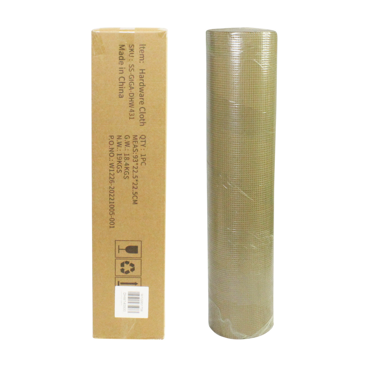 48inx100ft 1/2 in 19 Gauge Hardware Cloth Welded Cage Wire Chicken Fence Mesh Rolls Square Netting Raised Garden Rabbit Fence Snake Fencing Rodent Animals Steel