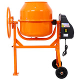 Panghalo ng Semento 5 Cu. Ft Electric Concrete Machine 650W AC Motor Portable Power para sa Mortar Stucco at Fodder