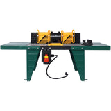 Electric Benchtop Router Table Wood Working Tool Green