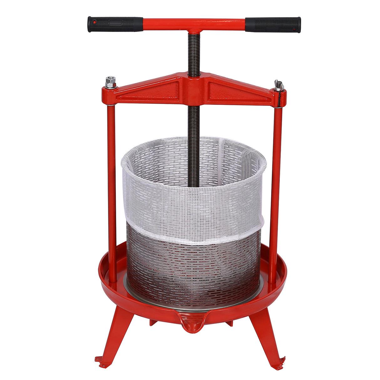 Fruit Wine Press and Crusher 100% Nature Apple Grape Berries Crusher Manual Juice Maker for Kitchen