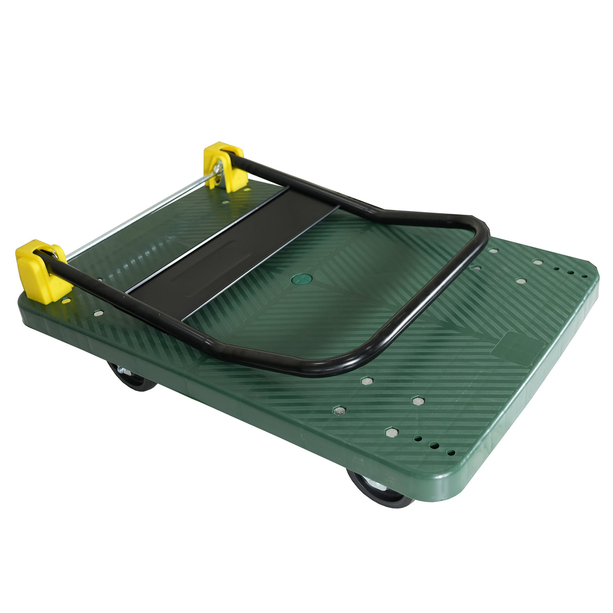 Opvouwbare platform-duwsteekwagenwagen 880 lbs. Gewichtscapaciteit - Groen