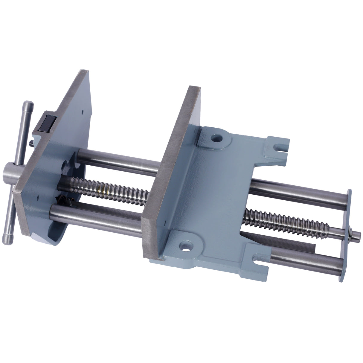 Rapid Action Woodworking Vise Quick Release Lever para sa Mga Pagsasaayos na 9 Inch Jaw Lapad na Ginawa gamit ang Heavy-Duty Cast Iron--Gray