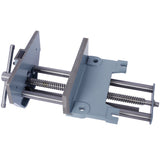 Rapid Action Woodworking Vise Quick Release Lever for Adjustments 9 Inch Jaw Width Made with Heavy-Duty Cast Iron--Gray