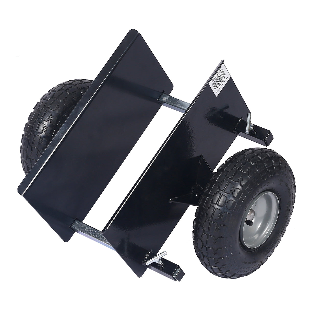 600lb Panel Dolly 10in. Pneumatic Wheels Black