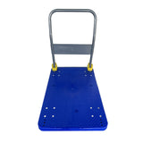 Opvouwbare platform-duwsteekwagenwagen 1320 lbs. Gewichtscapaciteit - Blauw