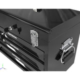 3 Drawers Tool Box with Tool Set Black