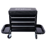 350 Pound Capacity Garage Glider Rolling Tool Chest Seat