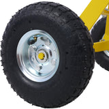 Trailer Dolly with Pneumatic Tires 600 Lb. Maximum Capacity Yellow