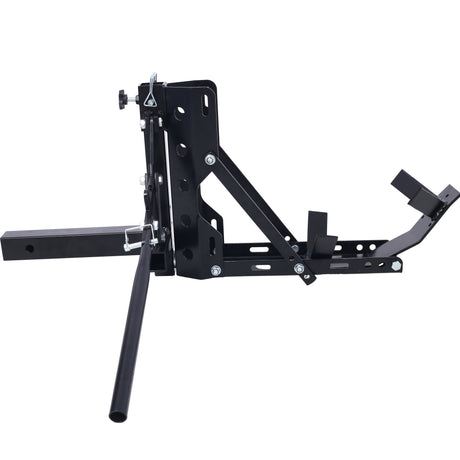 800LBS Motorcycle Trailer Hitch Scooter Hauler Mount Rack 2" Motorcycle Tow Carrier Receiver Heavy Duty Steel