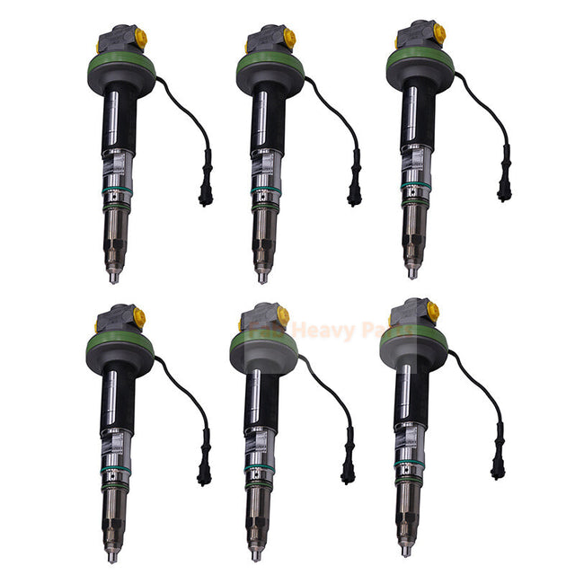 6Piece Fuel Injector 4964171 4955525 Fits for Cummins Engine QSK19 K19 K38