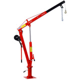 Hydraulic Pickup Truck Crane na may Hand Winch Bed Hoist Jib 2000-Lb. Kapasidad na Pula