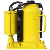 Air Hydraulic Bottle Jack 20 Ton/44029 LBS All Welded 10.2-19.7 inch Lifting Range Manual Handle and Pump for Car Pickup Truck RV Auto Repair Industrial Engineering--Yellow