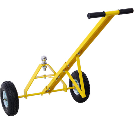 Trailer Dolly with Pneumatic Tires 600 Lb. Maximum Capacity Yellow