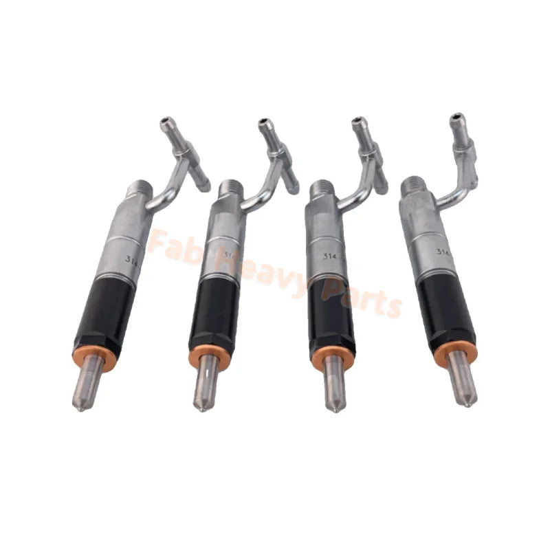 4 PCS Fuel Injector 314-9985 3149985 Fits for Caterpillar CAT Engine C3.4 3044C Loader 908H 289C 279C 287C 277C 262C 256C