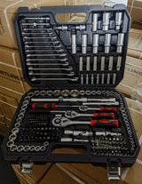 216Pcs Hand Tool Box with Toolset Black