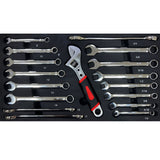 3 Drawers Tool Box with Tool Set Black