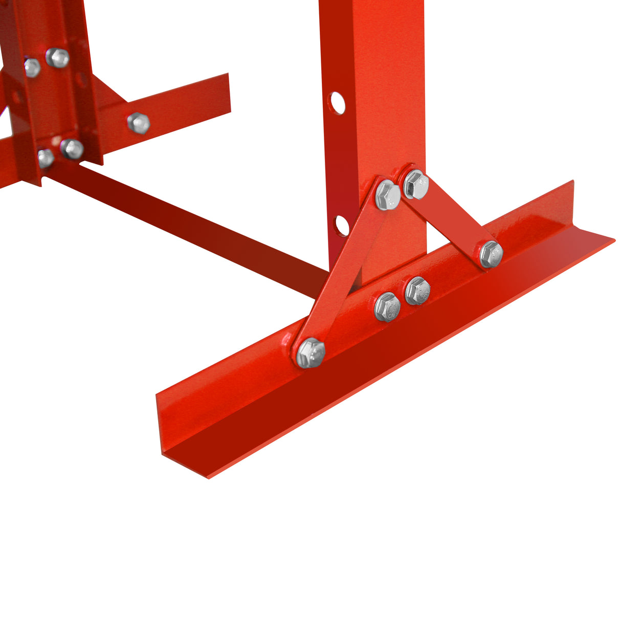 12 Ton Hydraulic Shop Floor Press Steel H-Frame with Plates Adjustable Working Table Stand Jack for Gears and Bearings