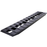 1 Pair Heavy-Duty Ramps with Top Hook Attaching End Universal Loading 72" X 14" 8800 LBS Aluminum--Black