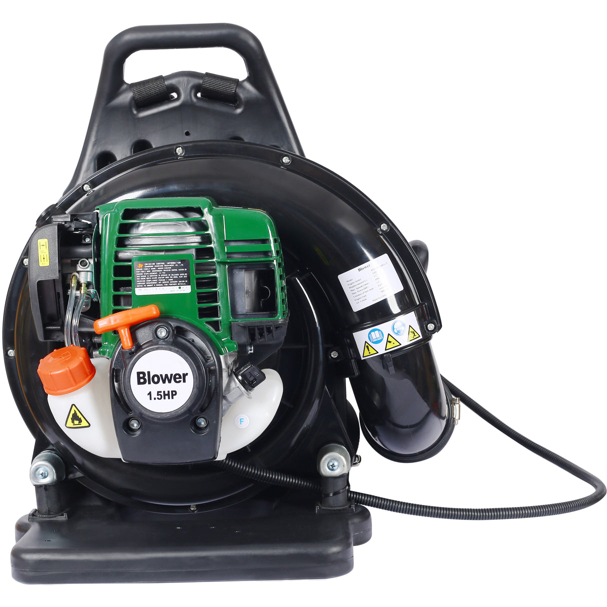 4-Stroke Backpack Leaf Blower Gas 37.7cc 1.5HP 580CFM Napakagaan na Timbang 16.5lbs