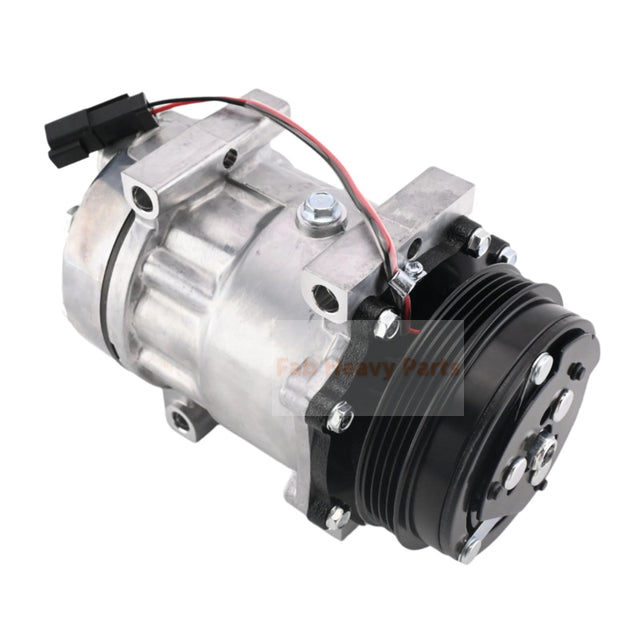 Compresseur A/C 7H15SHD 87802912, adapté au tracteur New Holland T6050 TS125A T6060 T6070 T6080 T6010 T6020 T6030 TS135A T6040 TS100A