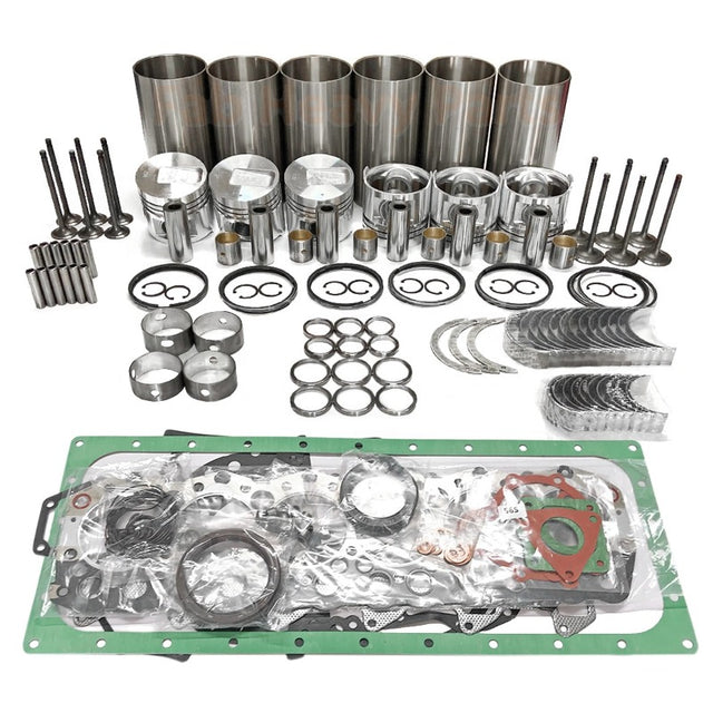 Motor SA6D102E Revisie Rebuild Kit Past voor Komatsu PC220-6 Graafmachine