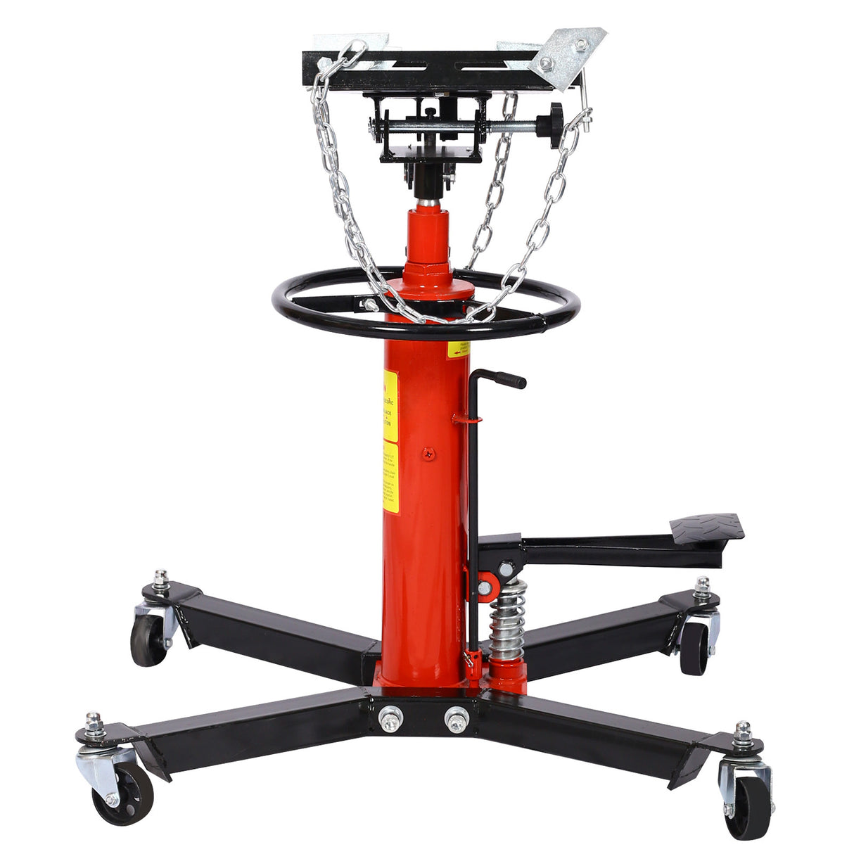 1660lbs Hydraulic Transmission Jack 2 Stage w/ 360° for Car Lift 0.75 Ton