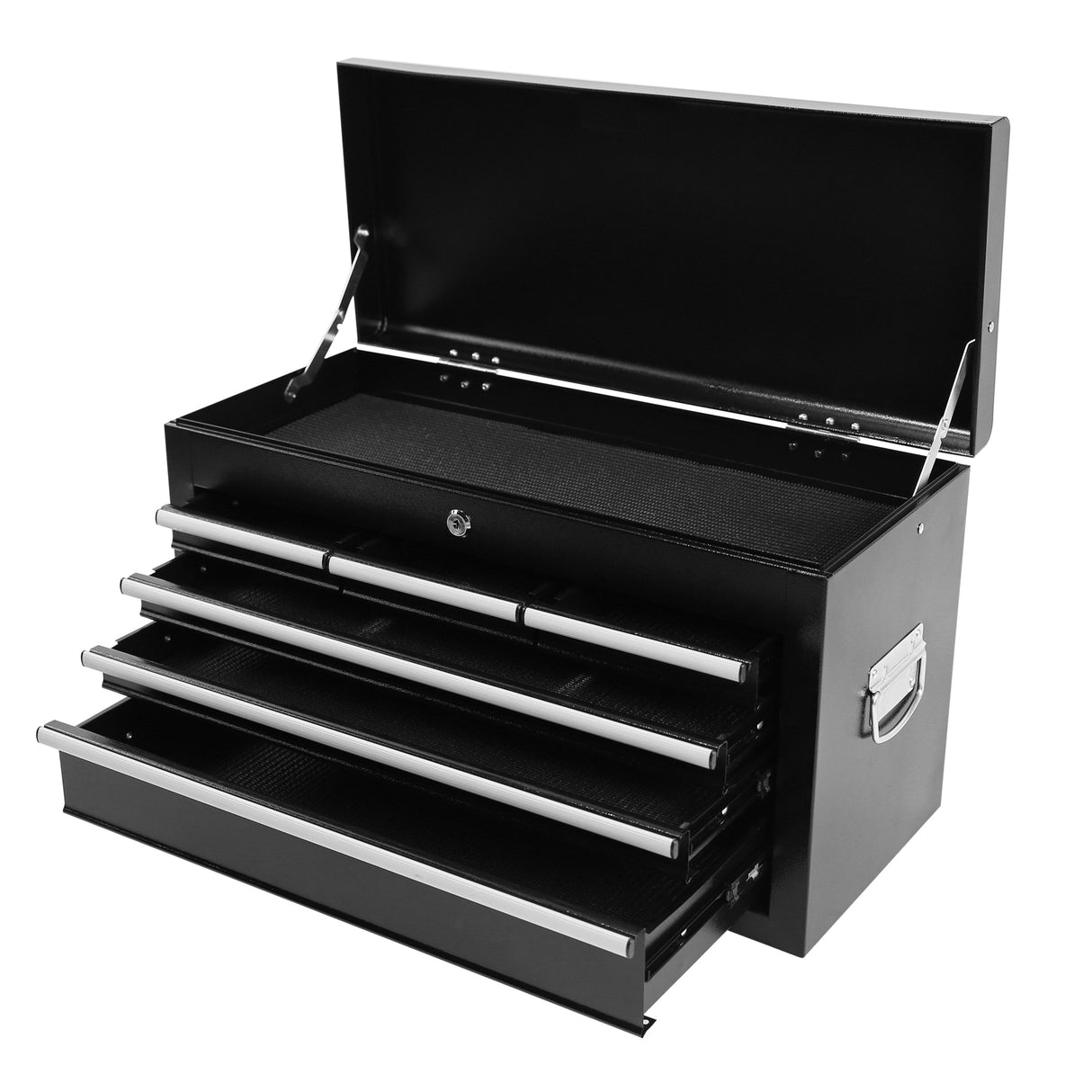 8-Drawer Large Mobile Steel Tool Storage Organizer na may Wheels Lock&Liner para sa Warehouse Workshop