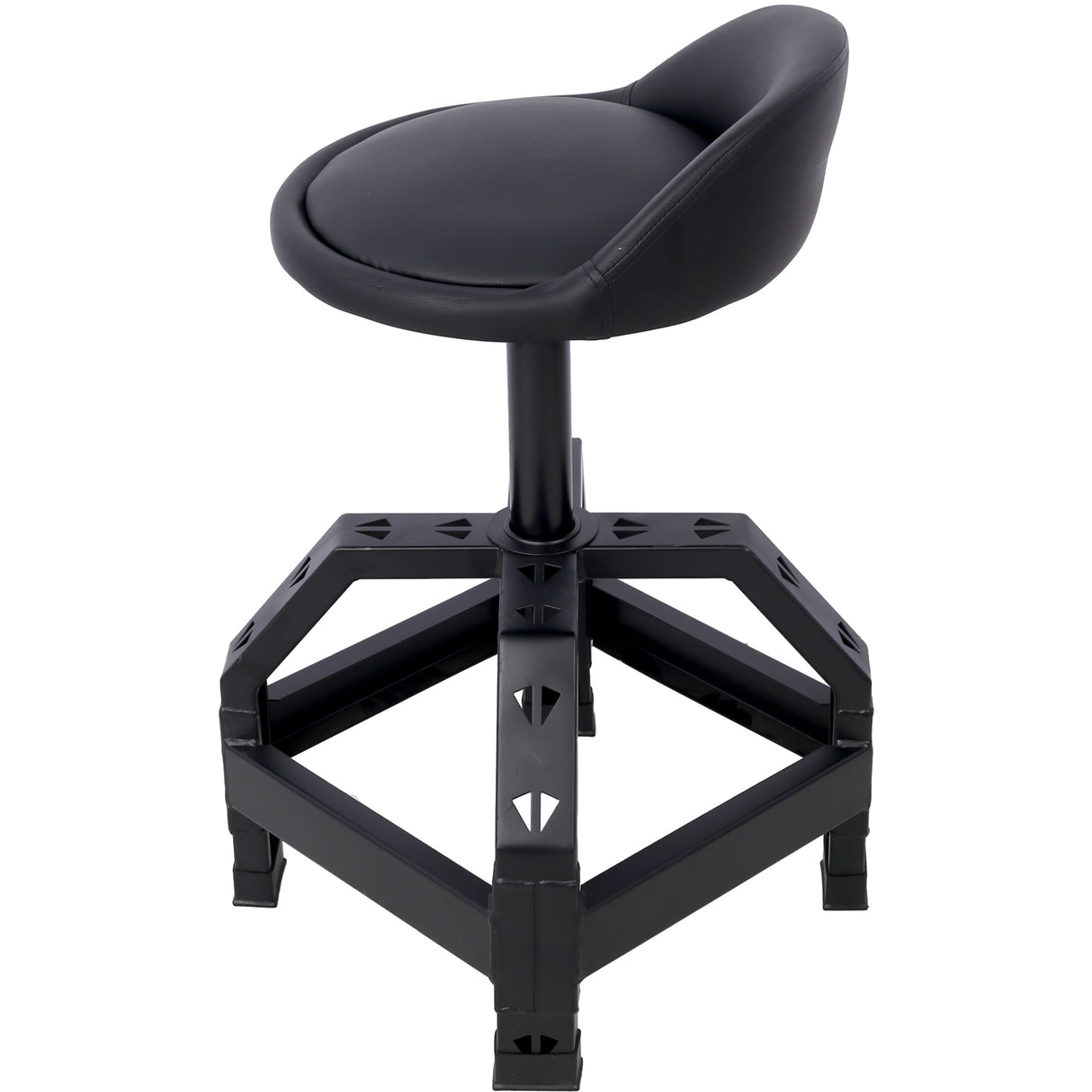 Taburete giratorio neumático de 360 ​​grados, asiento enredadera rodante mecánico, resistente, negro