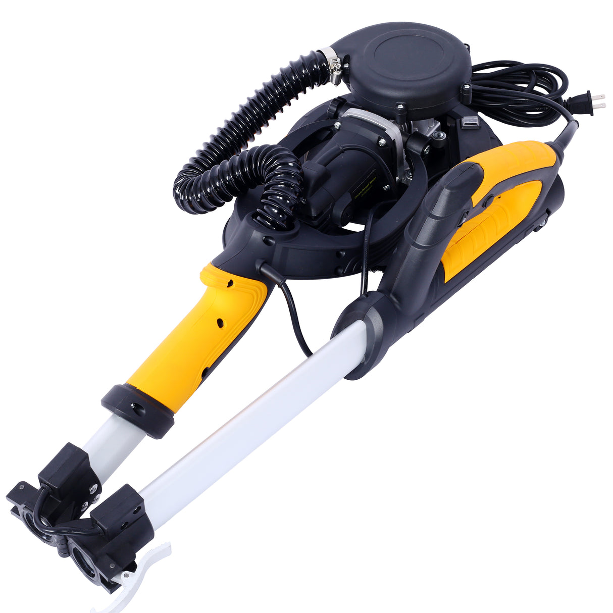 780W Electric Drywall Sander with Vacuum Dust Collection 6.5A Motor Dustless Floor Sander with Variable Speed 900-1800RPM LED Light Extendable & Foldable Handle