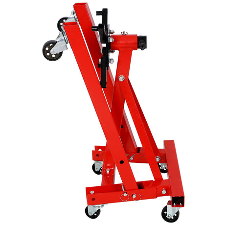 Support moteur bloc véhicule tête rotative pliante en acier 2000 lbs