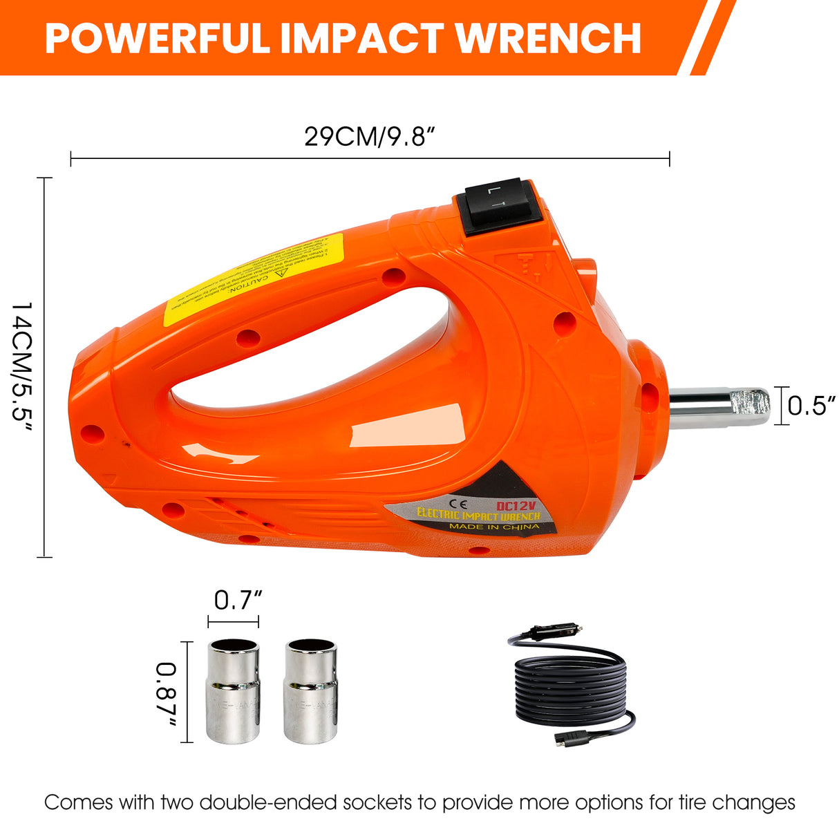 Electric Car Jack kit 5 Ton/11023 LBS Hydraulic Jack Lift with Electric Impact Wrench