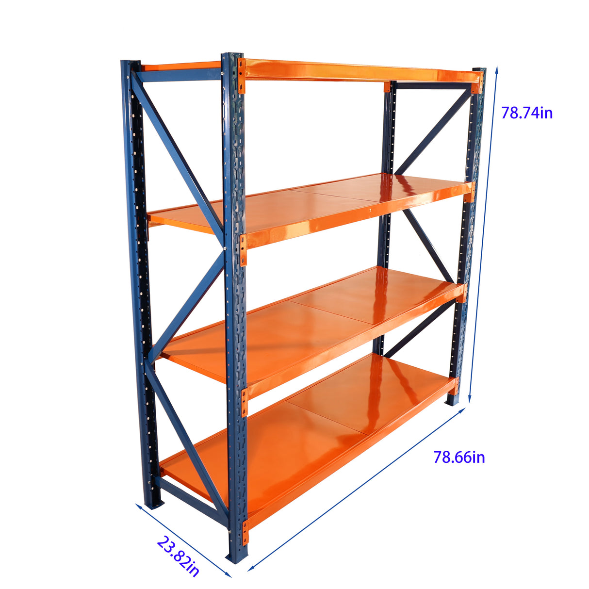 Garage Shelves Heavy Duty 4400 lbs Garage Storage 4 Levels Adjustable Metal Shelving Units Industrial Utility for Commercial Store Tools Gym