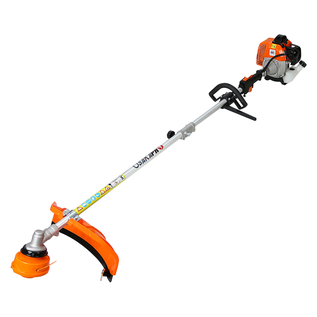 5 in 1 Multi-Functional Trimming Tool 56CC 2-Cycle Garden System with Gas Pole Saw Hedge Grass Trimmer and Brush Cutter EPA Compliant