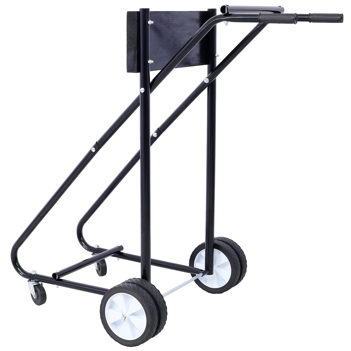 Outboard Boat Motor Stand Engine Carrier Cart Dolly para sa Storage 315lbs Timbang Kapasidad w/Wheels Black