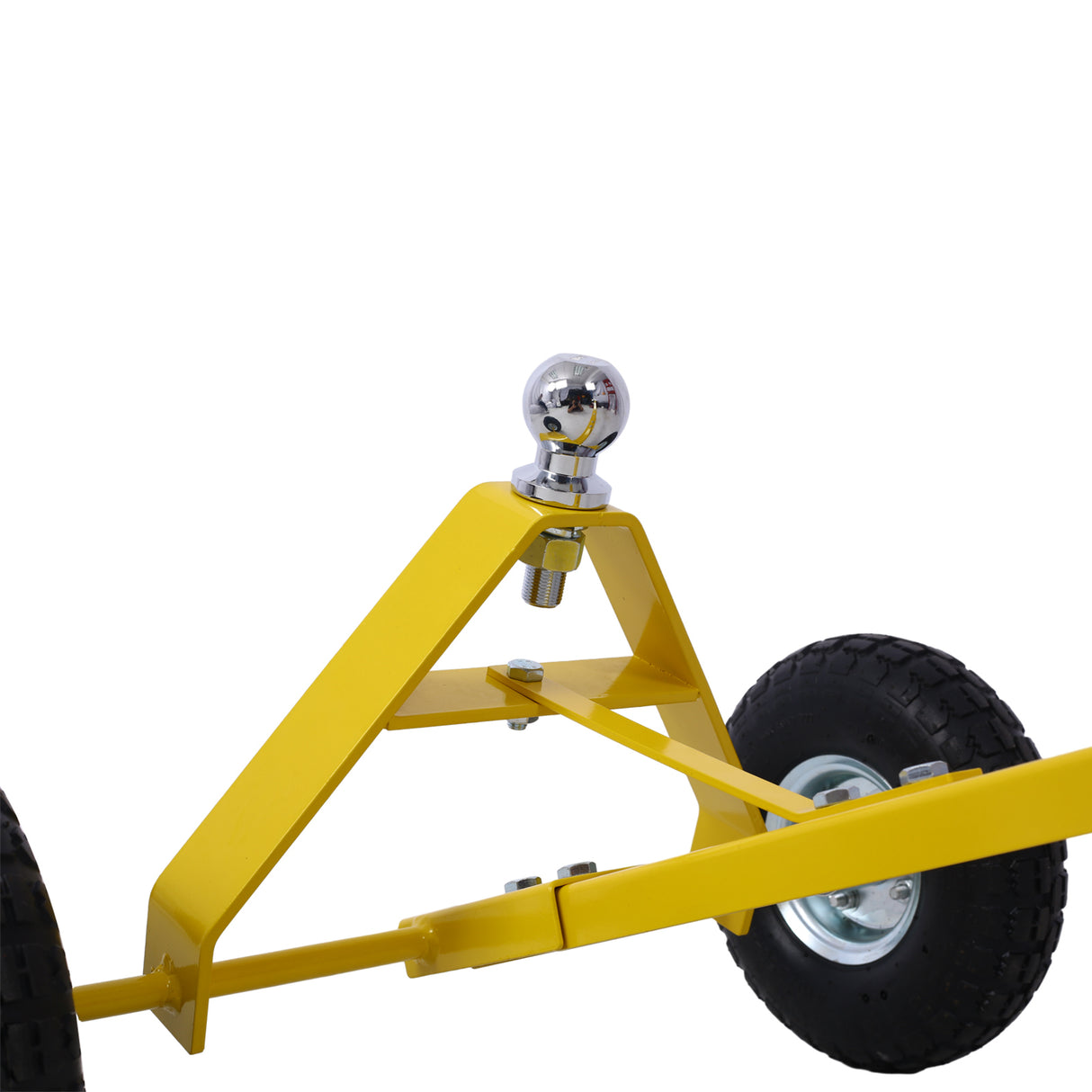 Trailer Dolly with Pneumatic Tires 600 Lb. Maximum Capacity Yellow