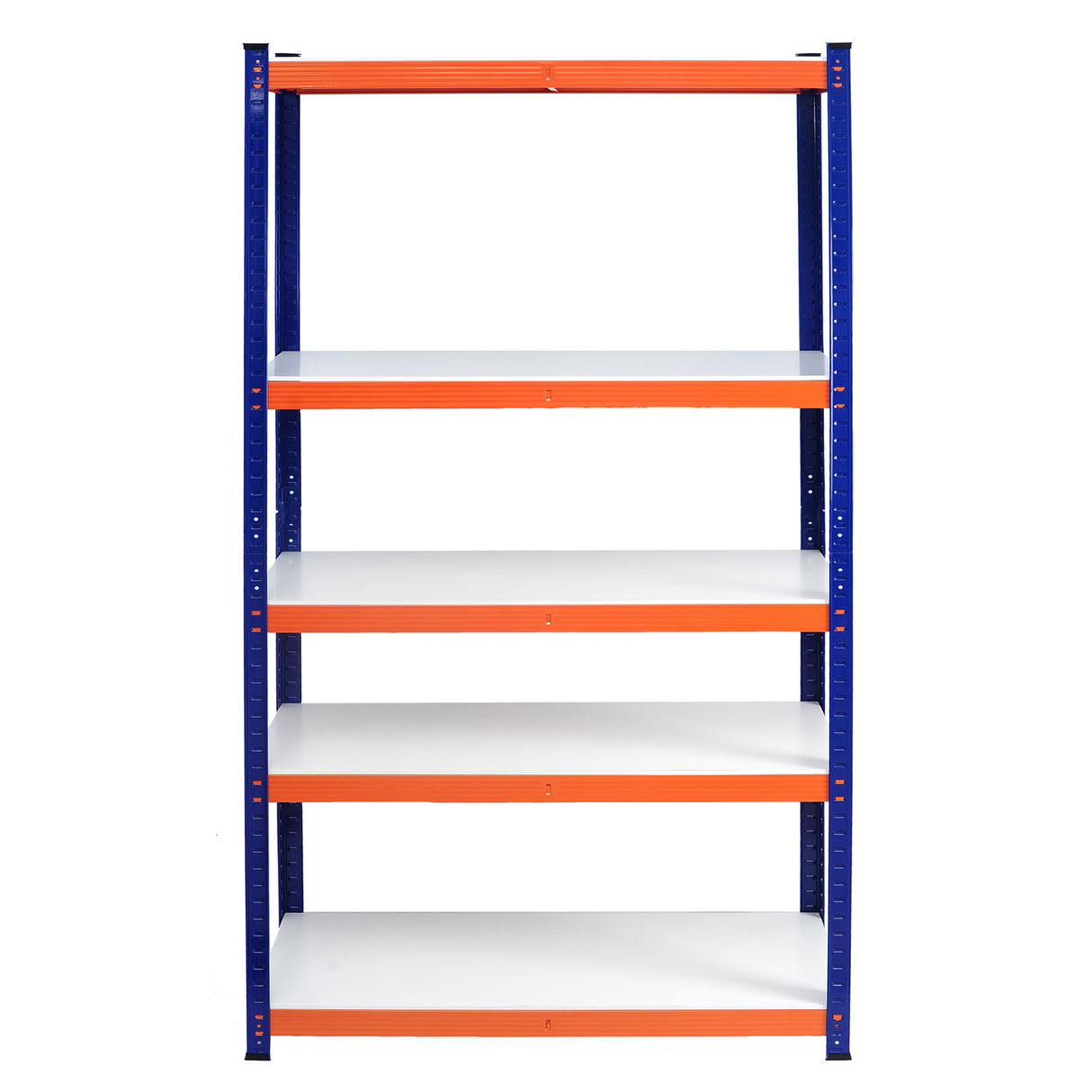 Kapazität Garagenlagerregale Heavy Duty Blau Orange