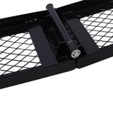 80" stalen laadbrug 500LBS capaciteit draagbare motorfiets opvouwbare ATV voor pick-up truck zwart pakket van 1