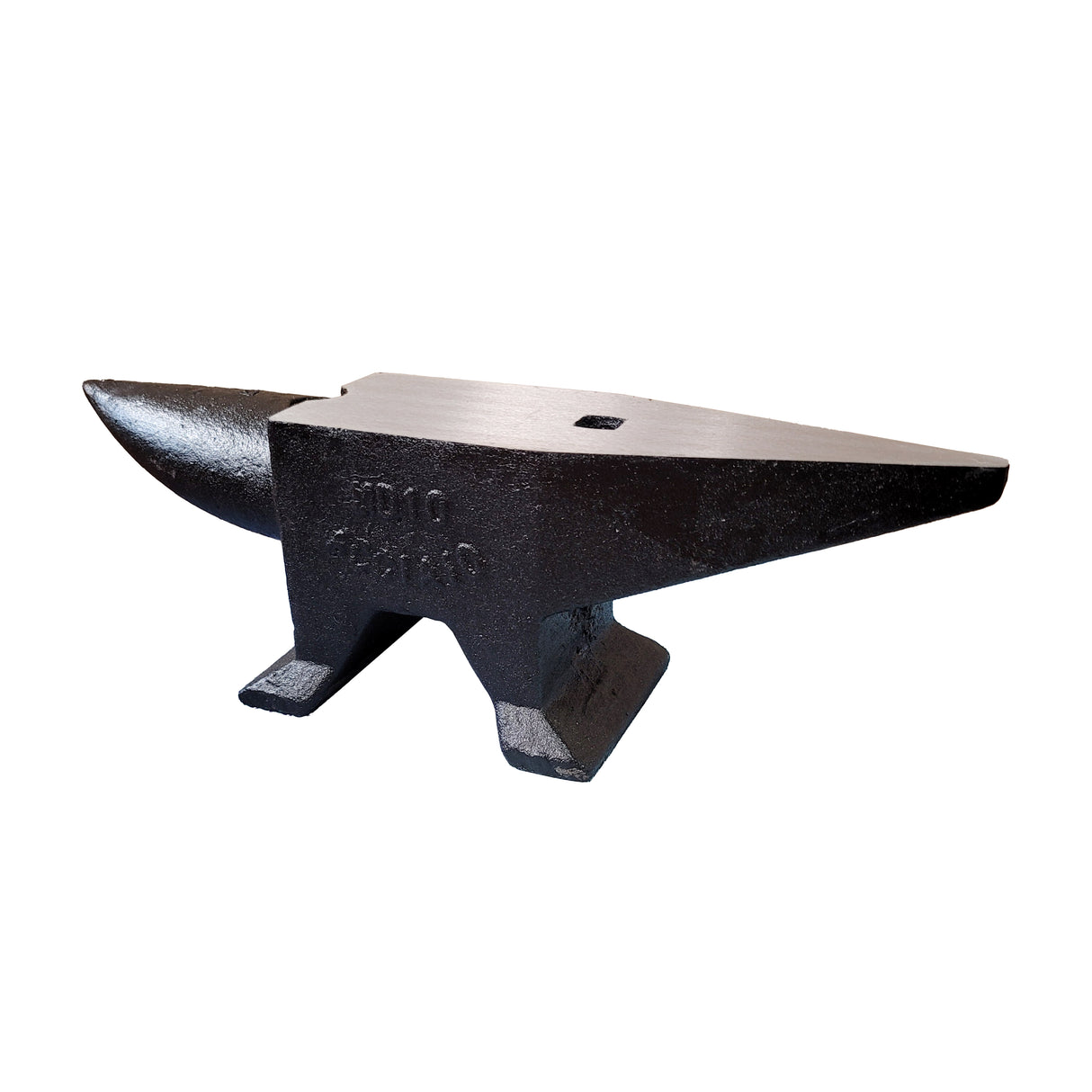 22Lbs Cast Steel Anvil High Hardness Rugged Horn Blacksmith Malaking Countertop at Stable Base na may Round at Square Hole Metalsmith Tool para sa Baluktot at Paghubog