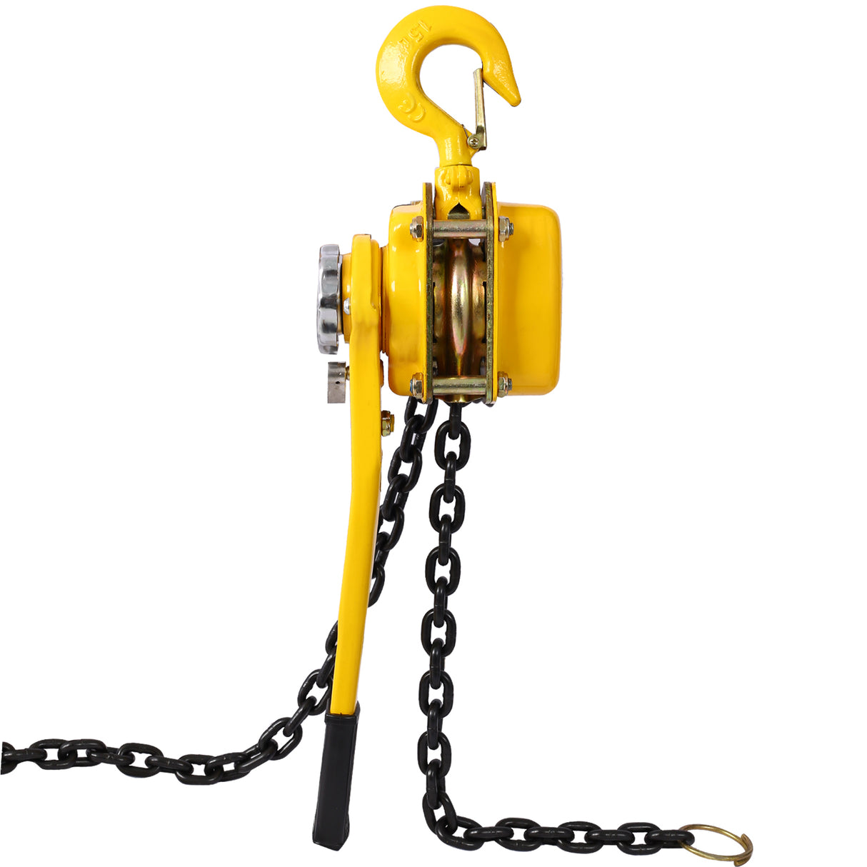 Lever Chain Hoist 1 1/2 Ton 3300LBS Capacity 5 FT Come Along with Heavy Duty Hooks Ratchet Lever Block Lift Puller