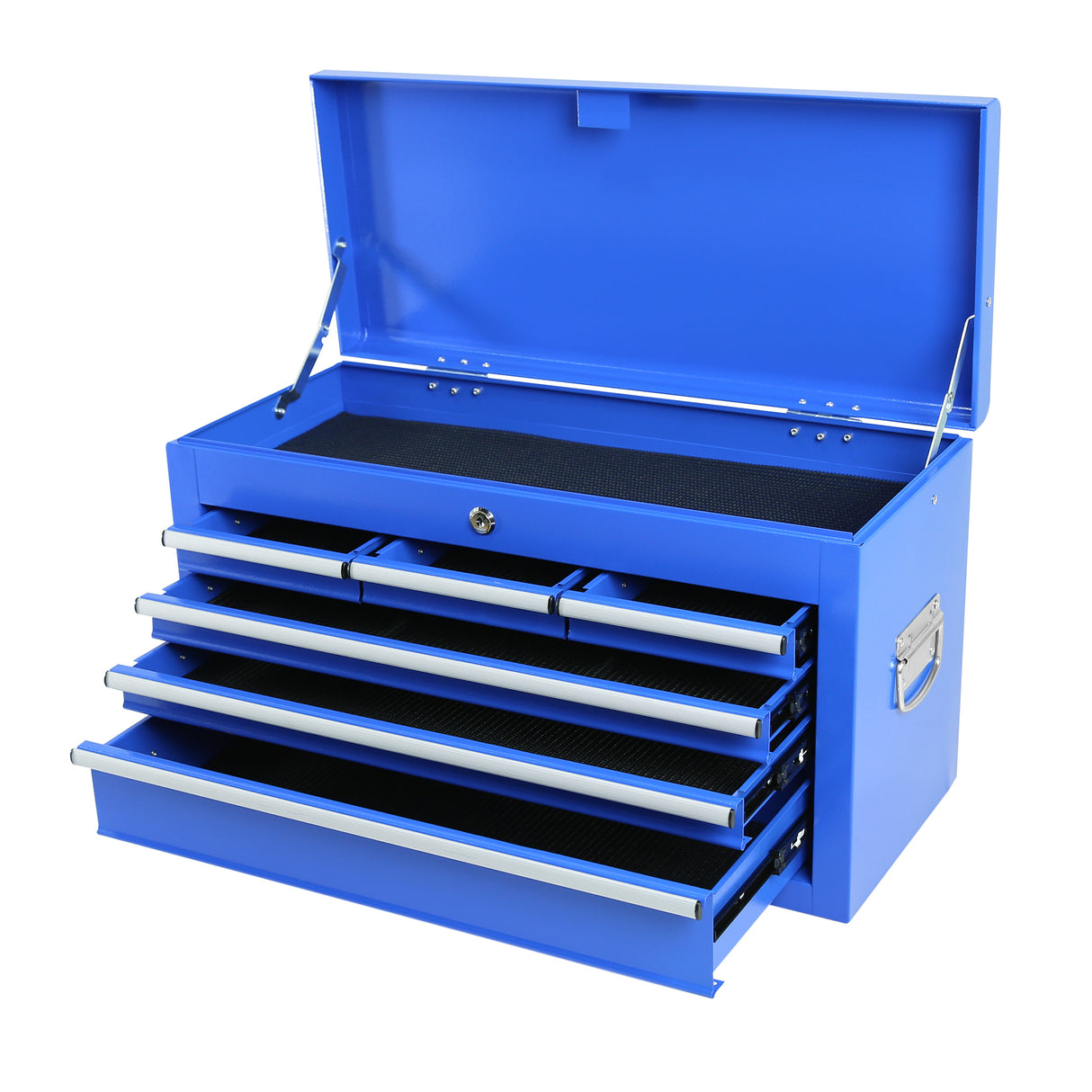 Mechanic Detachable Malaking Rolling Tool Chest Cart na may Gulong 8 Drawers Lock Black Liner para sa Garage Warehouse Workshop