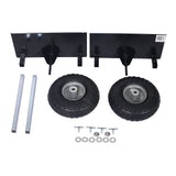 600lb Panel Dolly 10in. Pneumatic Wheels Black