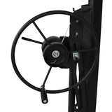 11' Lift Drywall Panel Hoist Jack Lifter Black