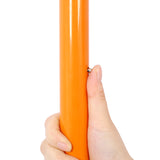 Lot de 2 poteaux de support réglables en acier à 3ème main pour crics, barres de chargement, cloisons sèches, crics d'armoire pour l'installation d'armoires, s'étend de 45 à 114 pouces avec sac de transport - Orange