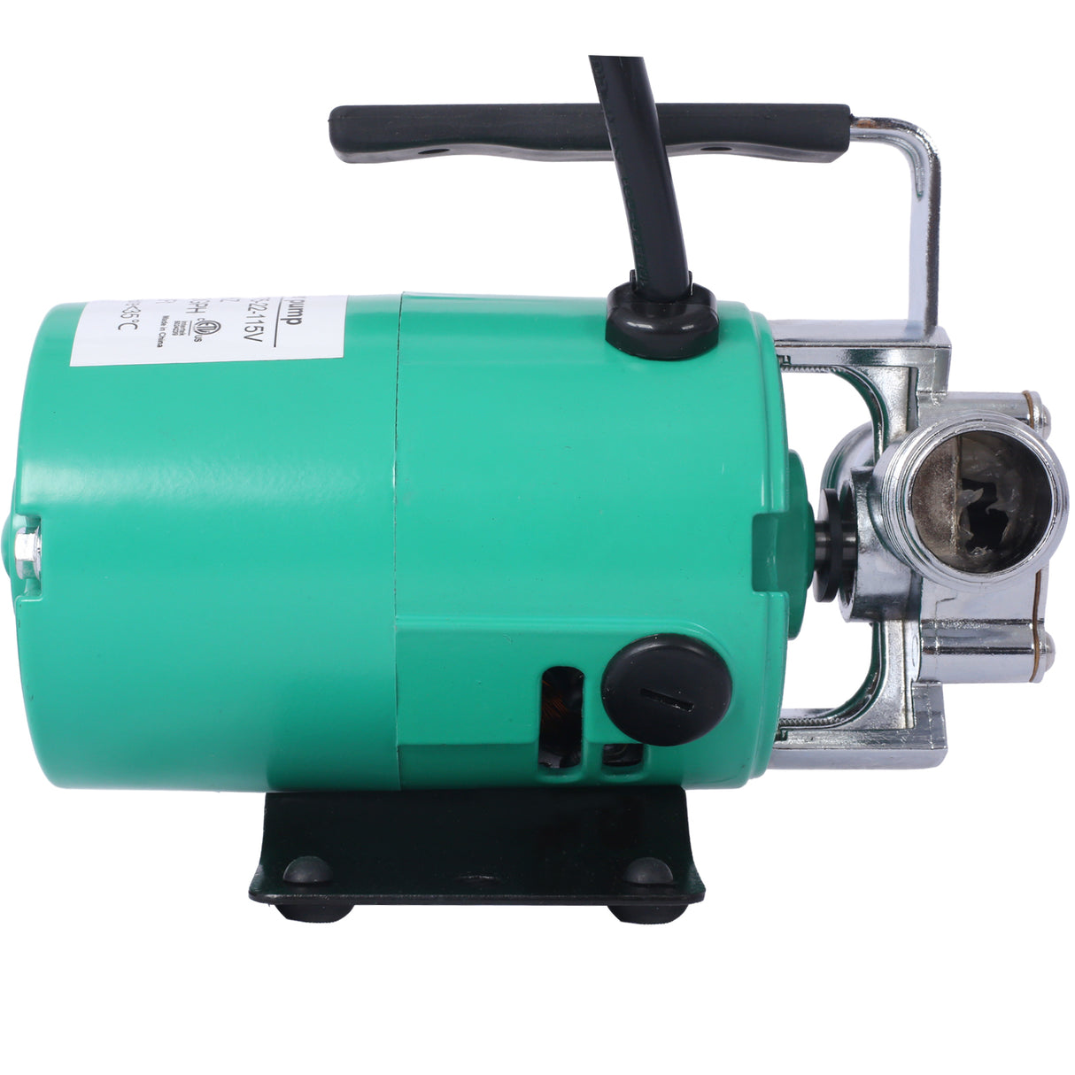 Water Transfer Pump 115V 330 Gallon Per Hour Portable Electric Utility na may ON/OFF Switch at 6' Water Hose Kit Alisin ang Tubig Mula sa Hardin na Hot Tub Pool Aquarium at Higit Pa